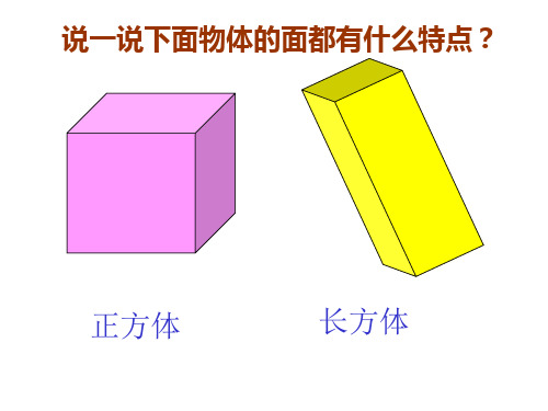 人教版六年级数学下册第三单元圆柱和圆锥 圆柱体的认识 课件