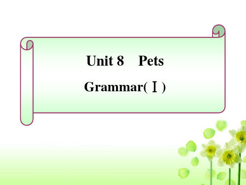 2021-2022年牛津译林版七年级英语下册Unit 8 Grammar1 优质课件