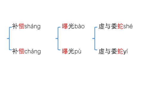 中职语文字音字形复习