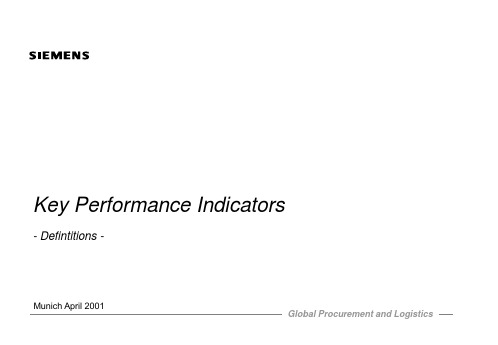 西门子供应链培训材料2(英文PPT 15页)