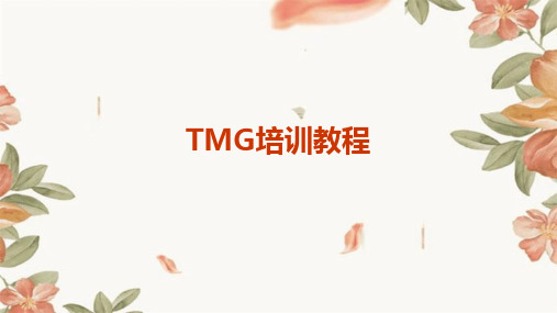 TMG培训教程