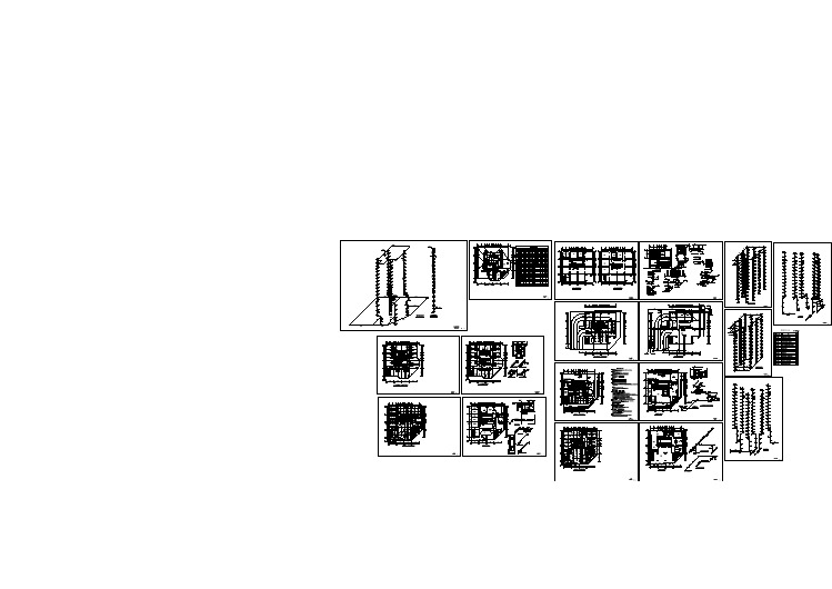 云南某十六层宾馆给排水cad设计图