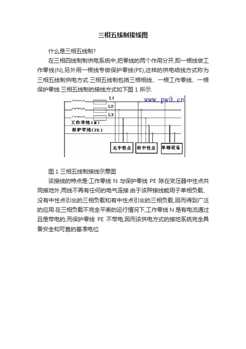 三相五线制接线图