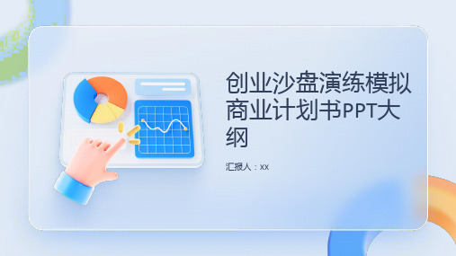 创业沙盘演练模拟商业计划书PPT