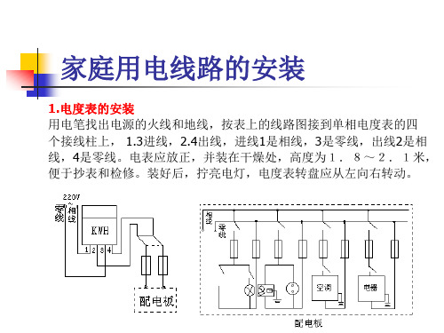 5家庭用电线路的安装详解