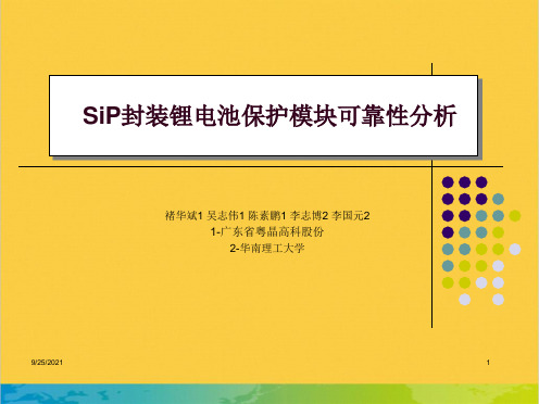 SiP封装锂电池保护模块可靠性分析pan全套PPT