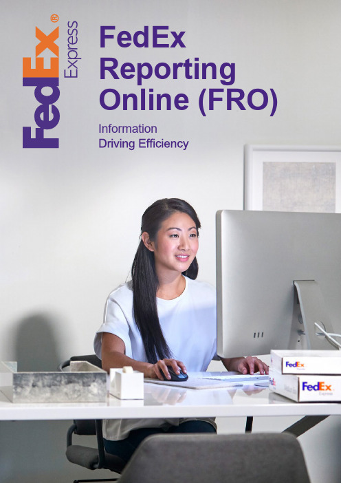 FedEx Reporting Online（FRO）用户指南说明书