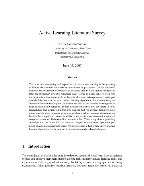 Active Learning Literature Survey