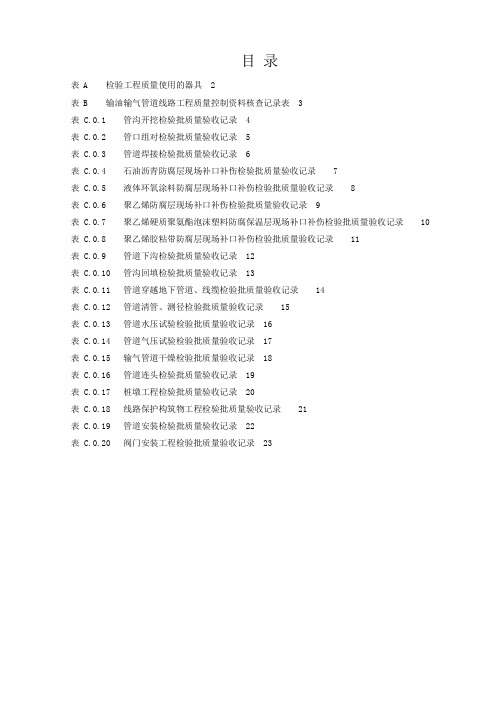 SY∕T 4208-2016 石油天然气建设工程施工质量验收规范长输管道线路工程