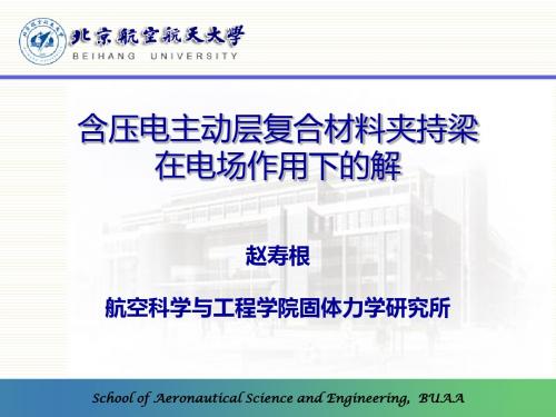 含压电主动层叠层夹持梁在电场作用下的解析解 PPT资料共42页