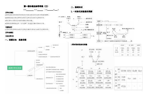 0223高一生物必修二第一章复习达标二导学案设计