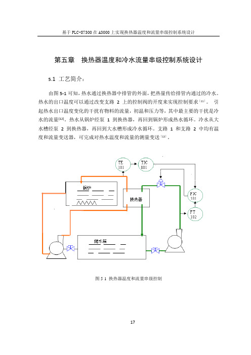 PLC换热器温度和流量串级控制