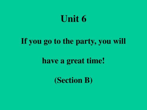 鲁教五四学制英语七年级下册Unit 6SectionB1a-1d   (共20张PPT)