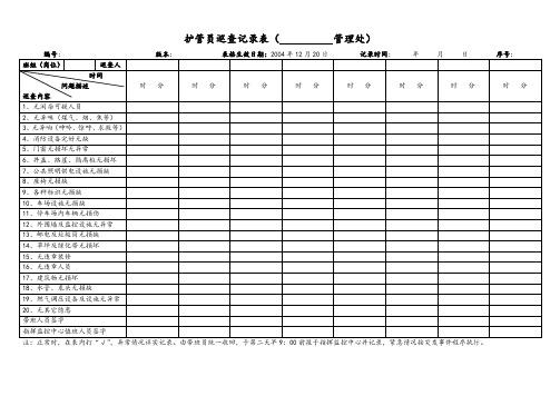 护管员巡查记录表.doc