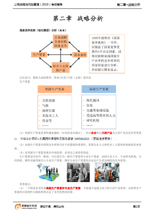 【实用文档】国家竞争优势钻石模型分析(1)