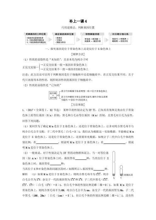 (江苏专用)2020版高考生物总复习补上一课4教案