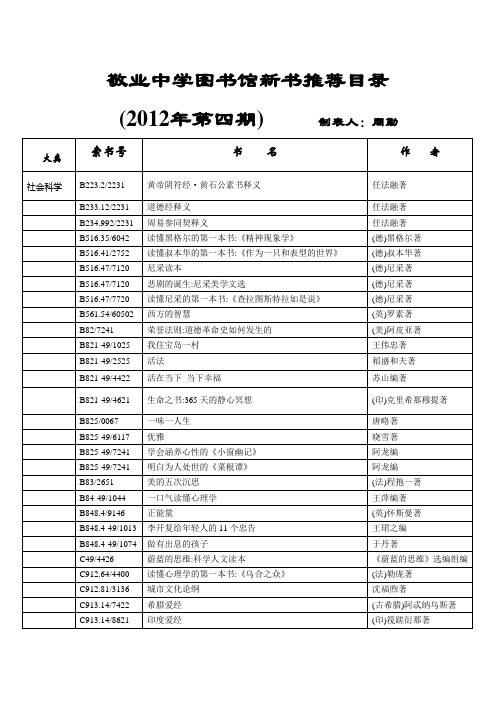 敬业中学教学教科研文献资料索引