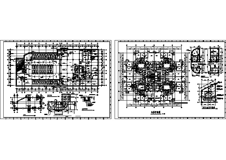 小高层的住宅楼建筑施工全套详细图纸