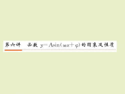 函数y=Asin的图像及性质