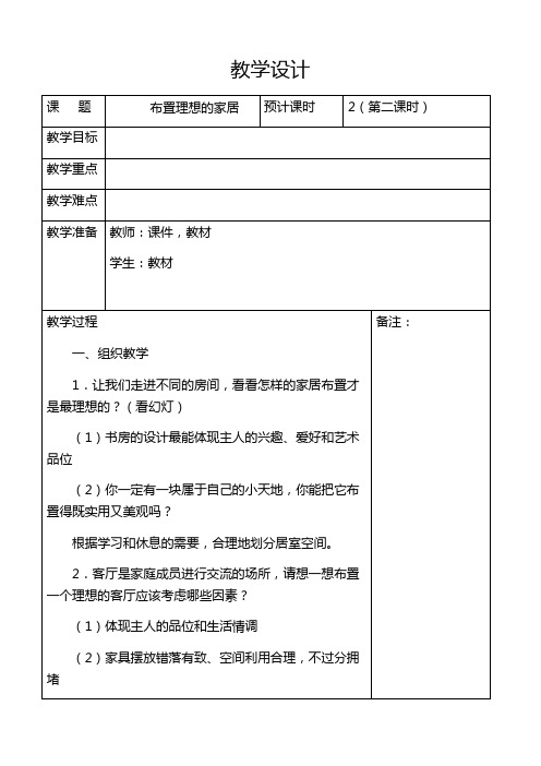 布置理想的家具(2)