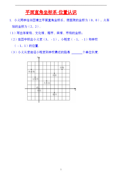 平面直角坐标系--专题 讲义