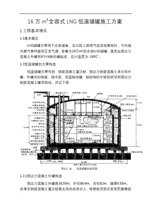 LNG低温储罐施工组织设计