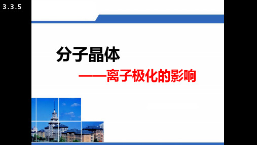 3.3.5 离子极化的影响——课件