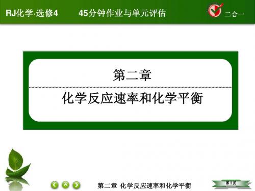 化学反应速率和化学平衡2-1