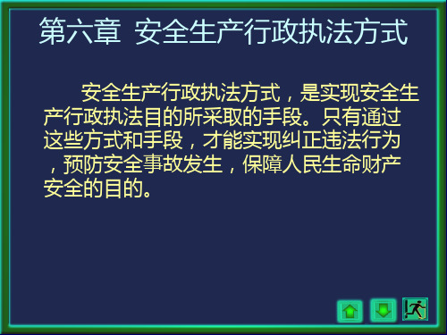 安全生产行政执法PPT课件