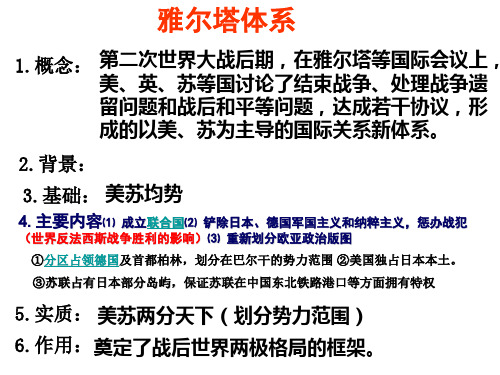 人教版高中历史必修一课件：第26课 世界多极化趋势的出现课件 (共25张PPT)