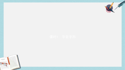 2019中考语文附加专题课时1字音字形课件