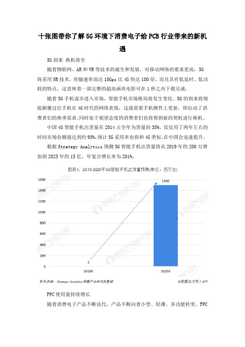 十张图带你了解5G环境下消费电子给PCB行业带来的新机遇