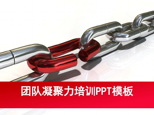 团队凝聚力培训PPT模板