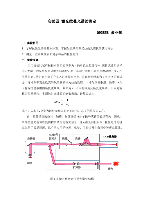 激光拉曼光谱的测定详述