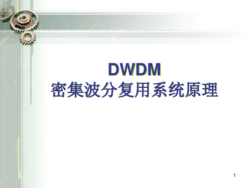 DWDM和OTN基本原理介绍PPT课件