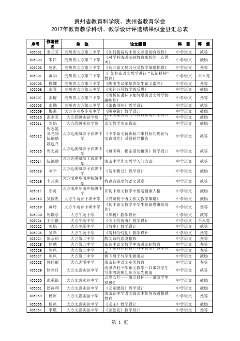 403大方县论文2