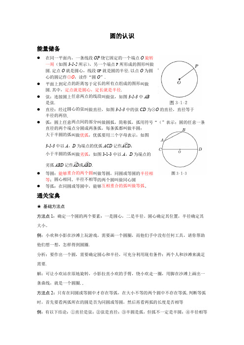 知识卡片-圆的认识