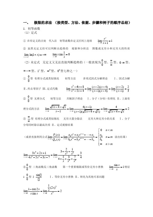 极限的求法