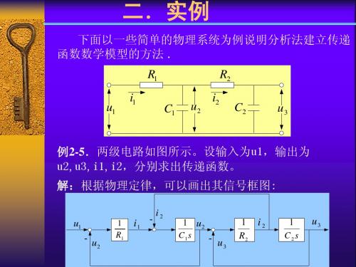 东南大学成贤学院自动控制原理ppt(程鹏主编第二版)第二章3