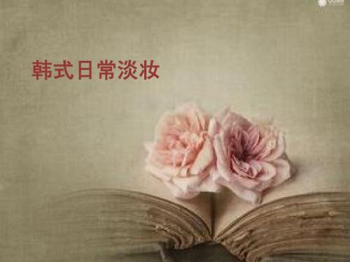 韩式日常淡妆