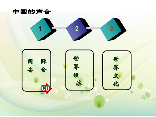 世界舞台上的中国(1)-PPT文档资料