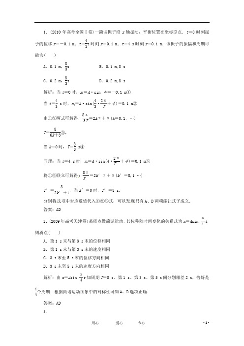 2012高考物理一轮复习基础测试题 (15).doc