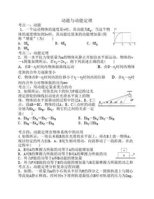 动能与动能定理专题