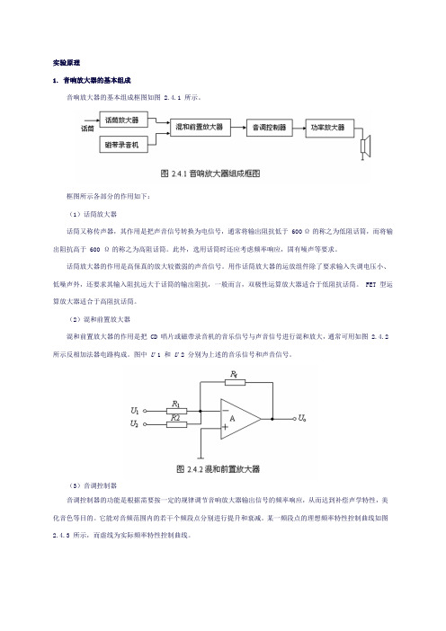 音响放大器课件(西交大)