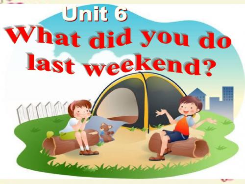 陕旅版小学英语六年级上册Unit 6《What did you do last weekend》PPT课件2