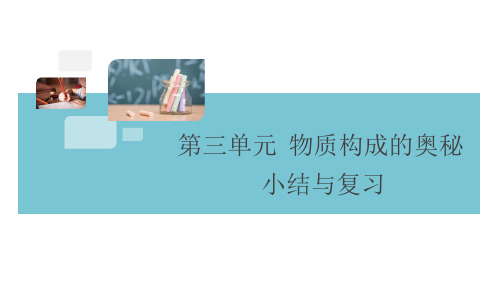 人教版九年级化学上册第三单元复习课件课件