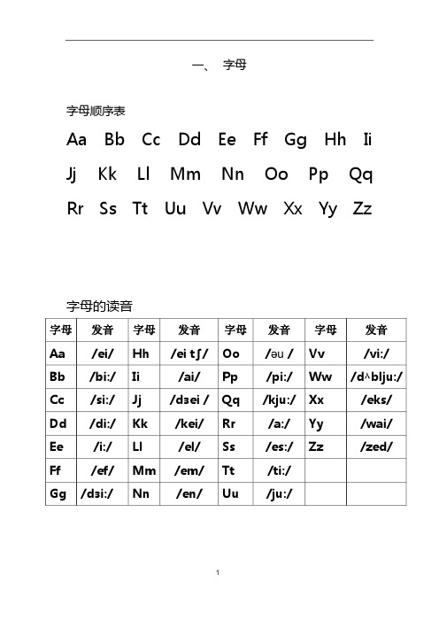 小学英语音标学习_新课标