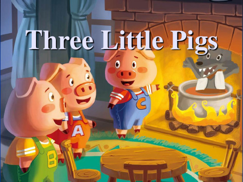 上海教育版三年级下册英语 《Three little pigs》PPT课件