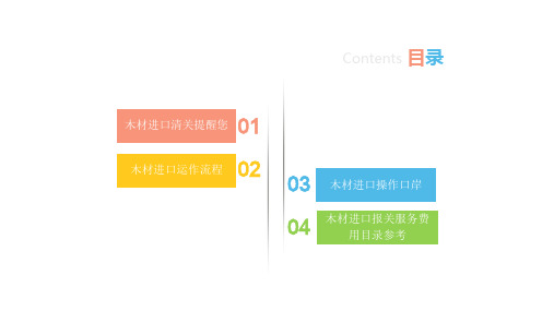 木材进口代理报关