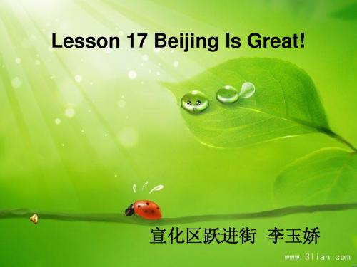 Beijing is great北京真伟大